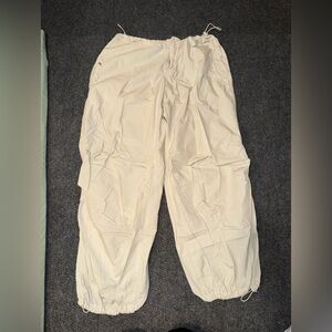 Iets Frans Cream Parachute Pants
